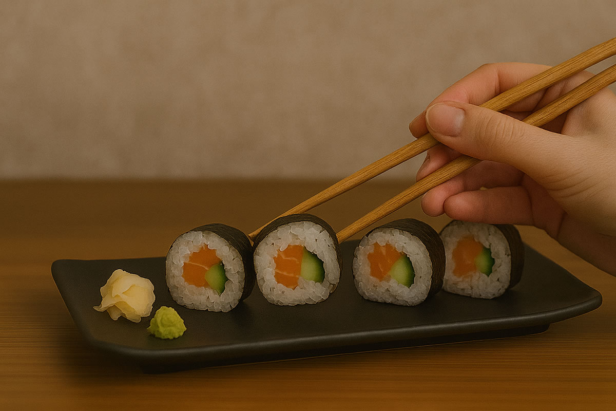 Pedir sushi por primera vez